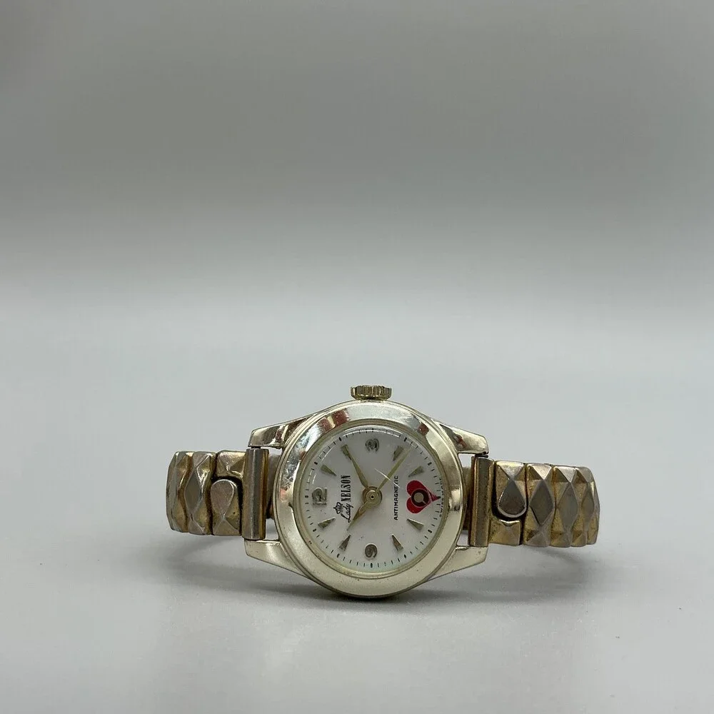 Vintage Nelson Lady Nelson Womens Watch 26mm Two Tone Antimagnetic Swiss